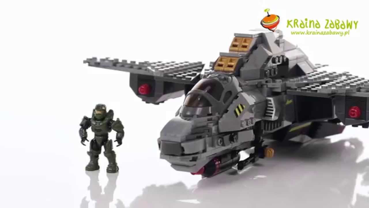 Mega Bloks Halo Unsc Broadsword Midnight Strik 97380 - www.krainazabawy.pl