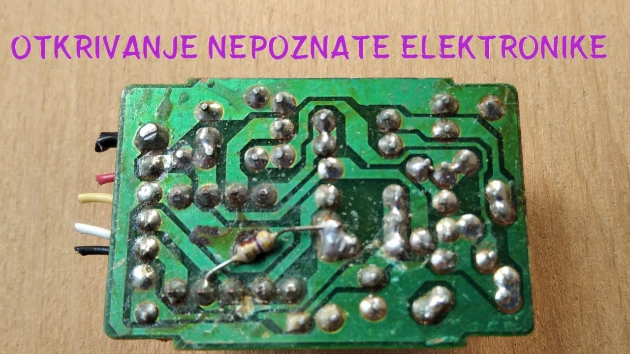 Kako otkriti šta radi nepoznata elektronika