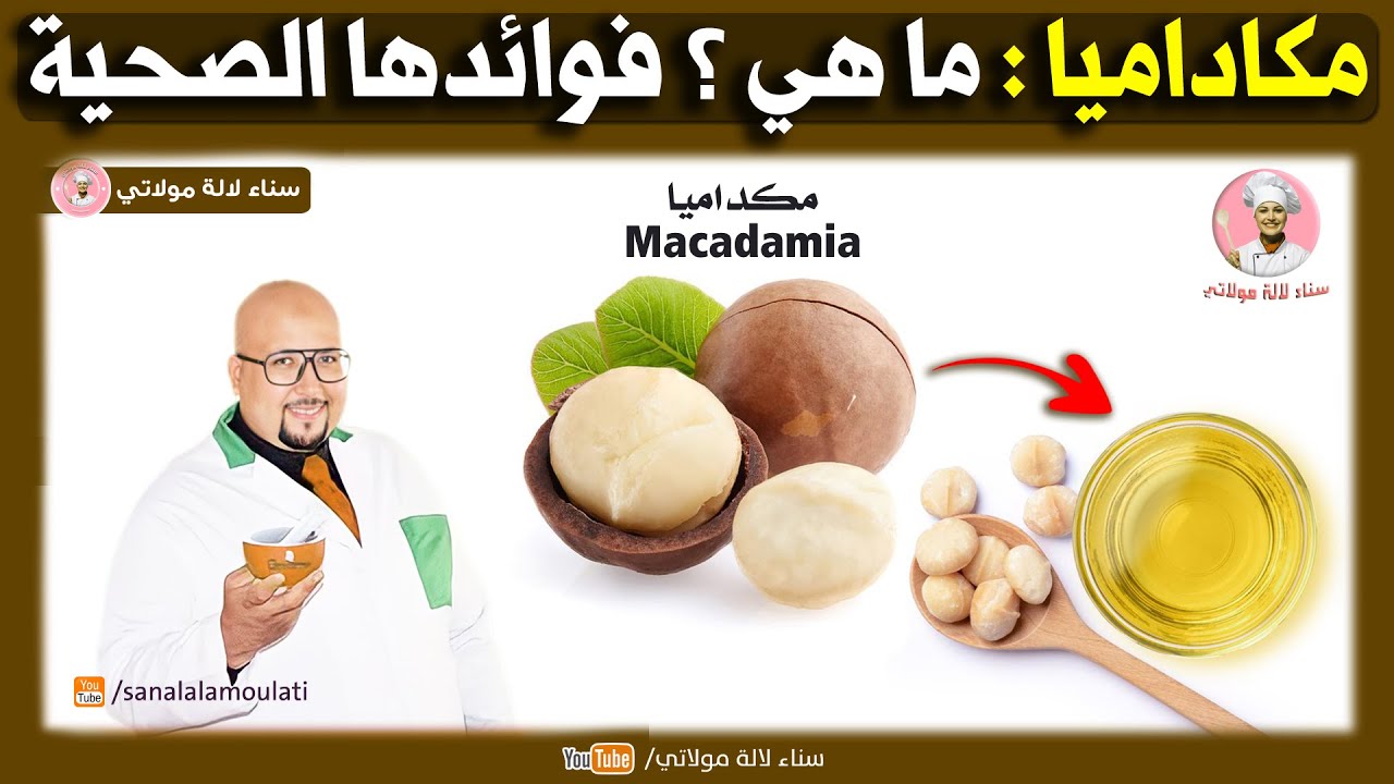 مكاداميا Macadamia : فوائدها الصحية وطرق استعمالها في الوصفات | الدكتور عماد ميزاب Dr Imad Mizab