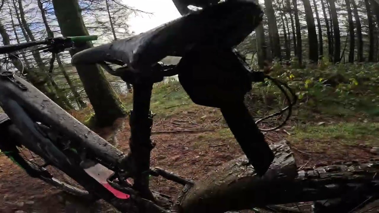 Llandegla trail to the cafe on the eMTBs