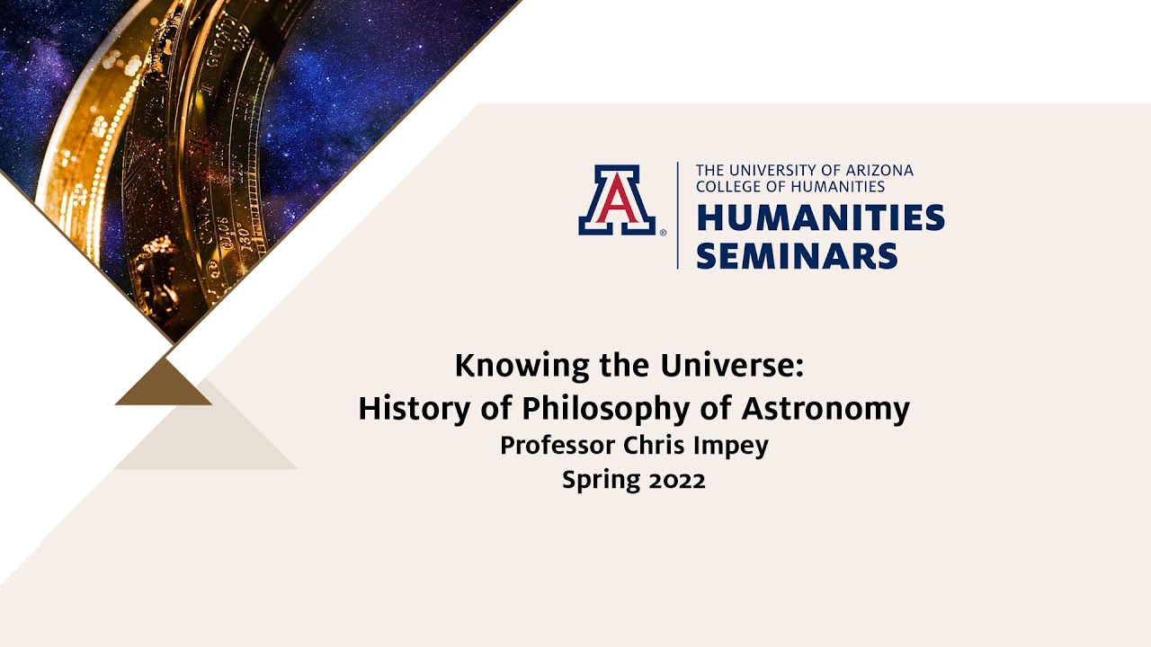 Knowing the Universe: History and Philosophy of Astronomy - Chris Impey