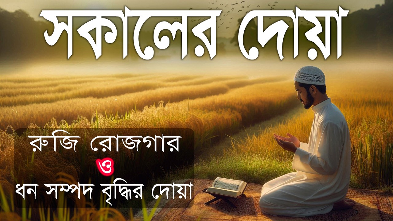 সকাল বেলার দোয়া ও জিকির কলিজা শীতল করা তিলাওয়াত l أذكار الصباح Adhkar As Sabah l By Alaa Aqel 1