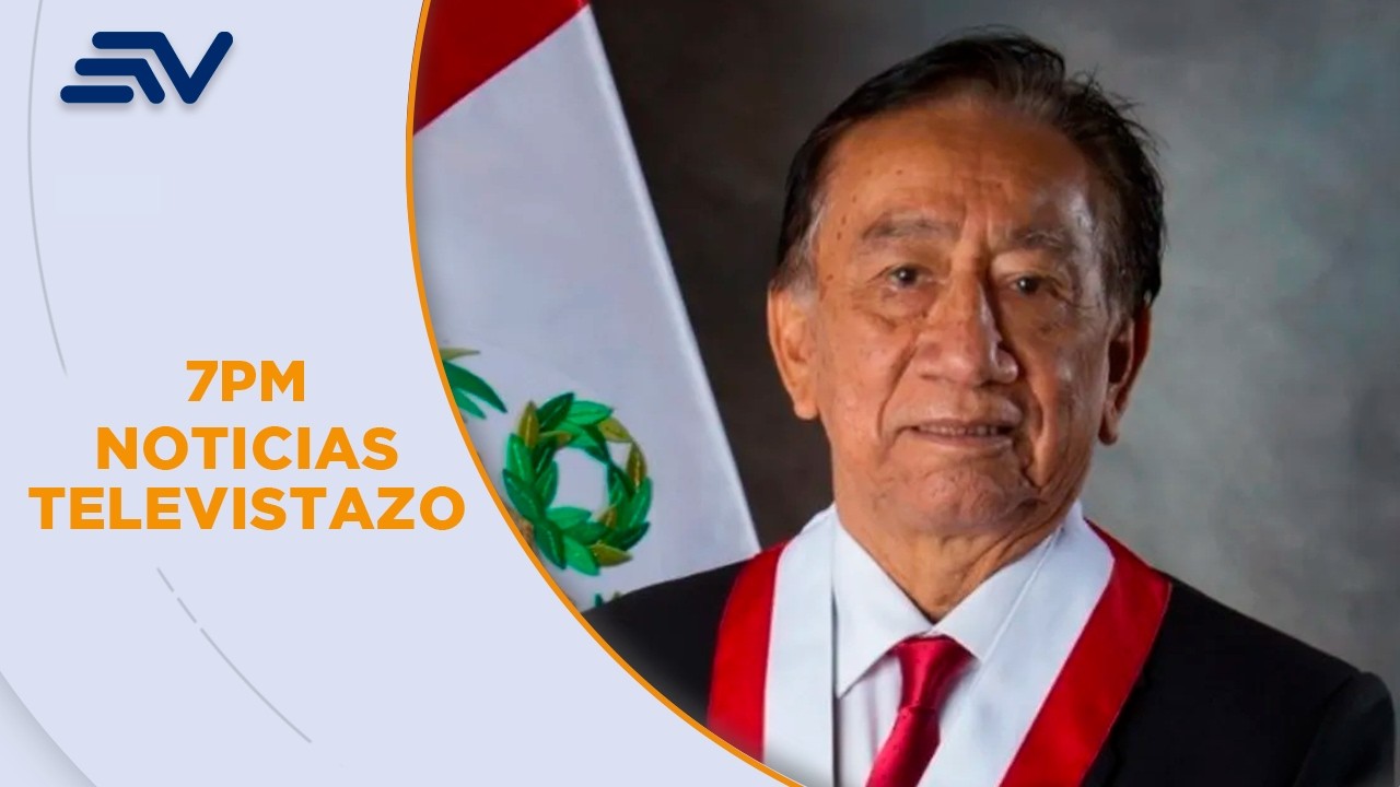 José María Balcázar, de 83 años, es el nuevo presidente de Perú | Televistazo | Ecuavisa