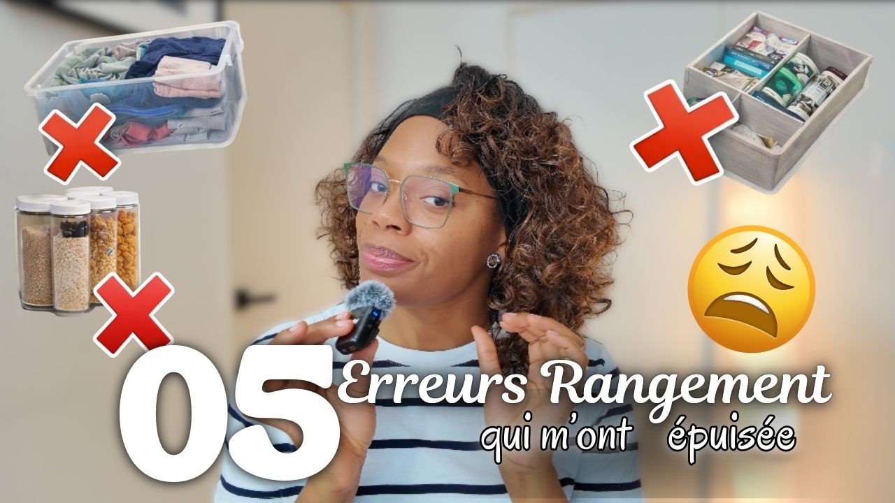 🧺Organisation Maison : 05 Erreurs Rangements qui m’ont épuisé 😩
