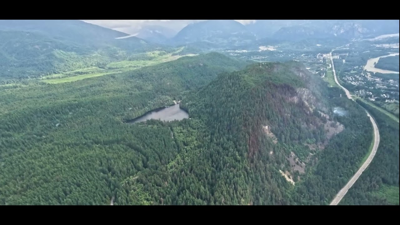 Dryden Creek Wildfire helicopter tour