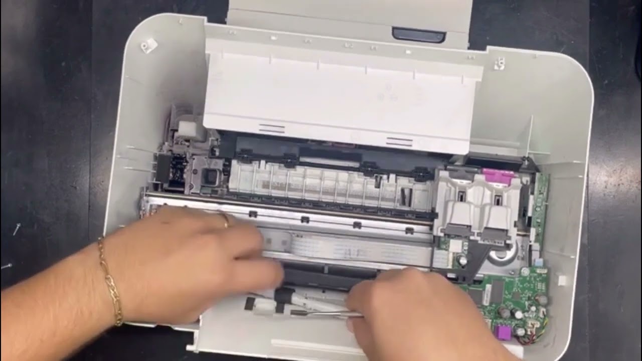 Troca da borracha pick-up roller das impressoras HP DESKJET