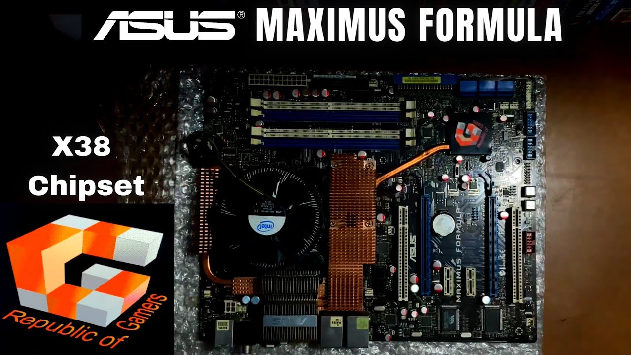 DDR-2 PLATFORMUNUN EN İYİ ANAKARTINI ALDIM #1 Maxımus Formula X38