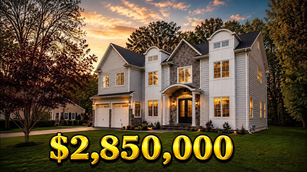 $2,850,000 Florham Park, New Jersey Home Tour