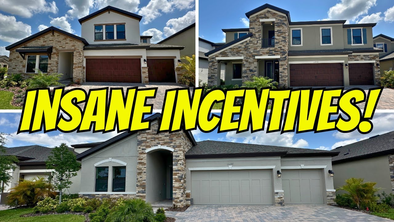 Inside 3 Riverview Florida New Construction Homes For Sale with Crazy Builder Incentives in 2024!