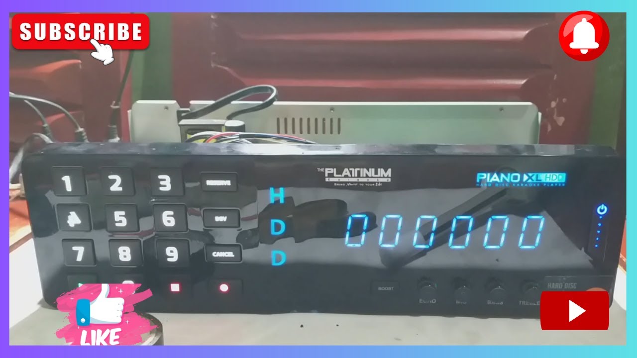 PLATINUM DVD PLAYER XL PIANO KARAOKE // NO POWER // SOLVED