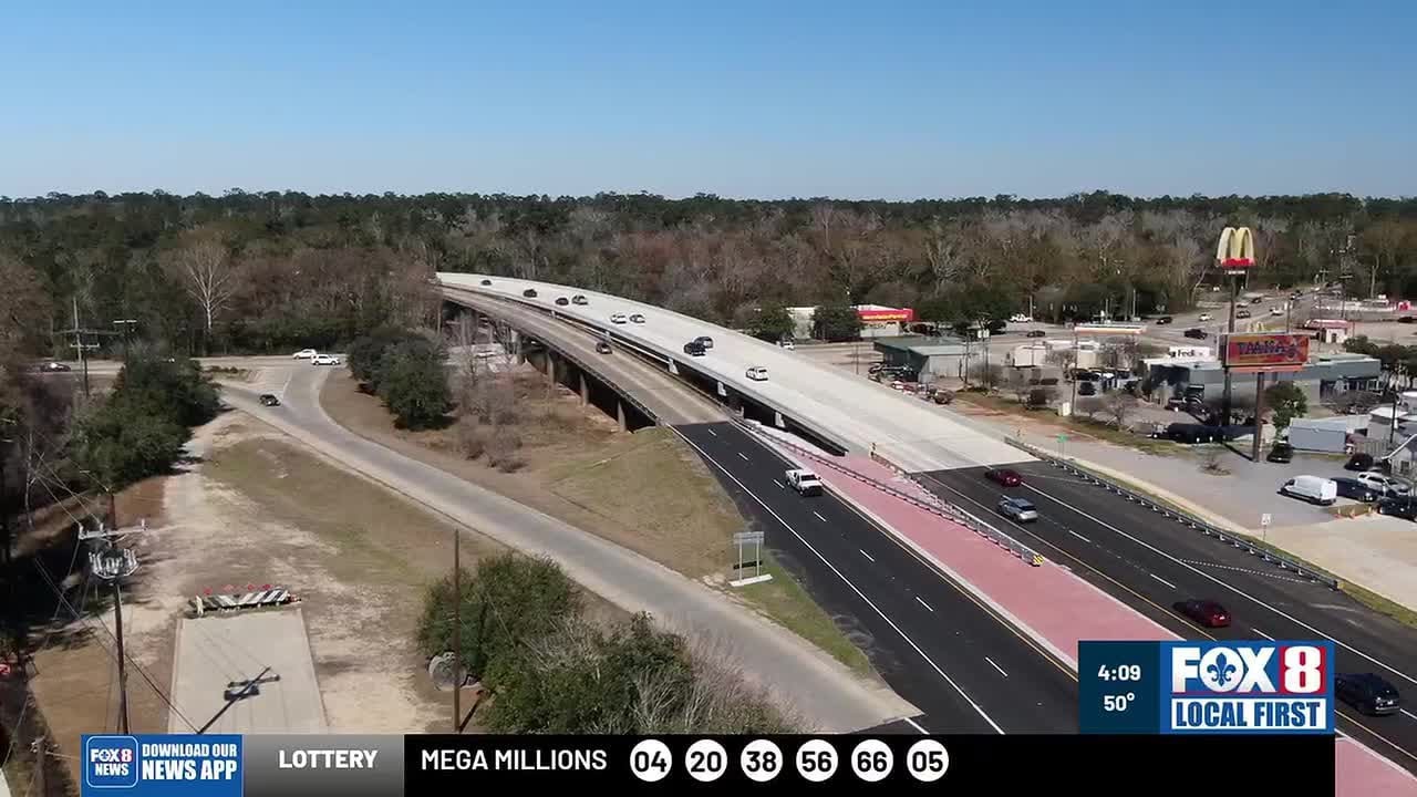 Covington commuters celebrate lane openings at Hwy 190 bridge