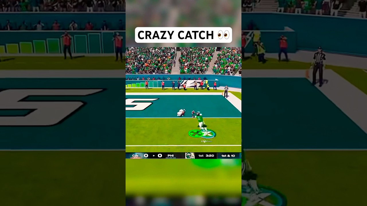 AJ Brown with a spectacular catch 🤯 #madden25