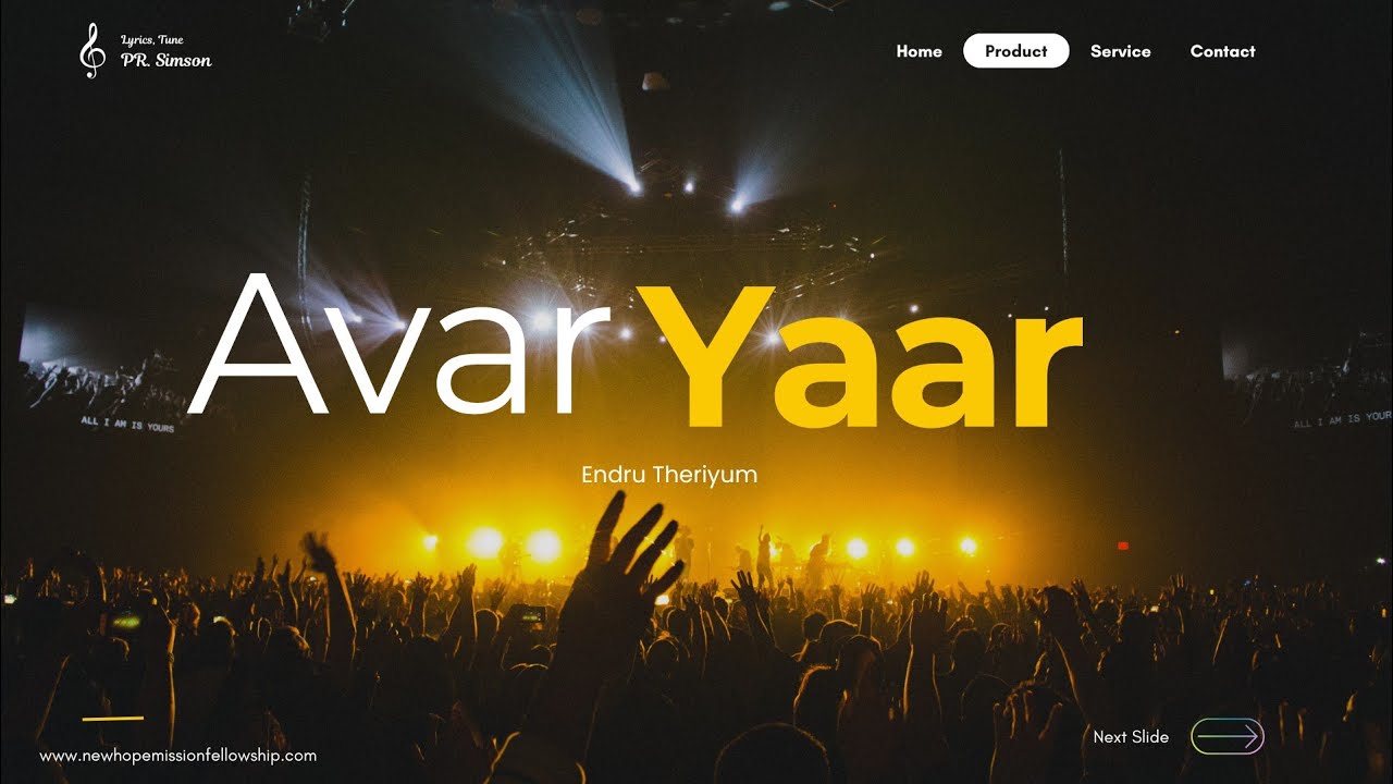 அவர் யார் என்று தெரியும் | New Tamil Christian songs | Pr.Antony simson| kolkata | Avar Yaar Endru