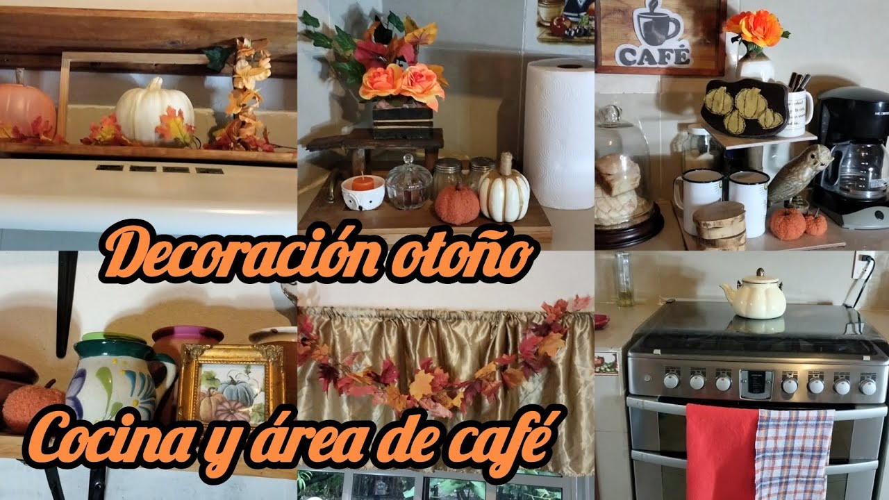 #Decoración #otoño #cocina y área de café