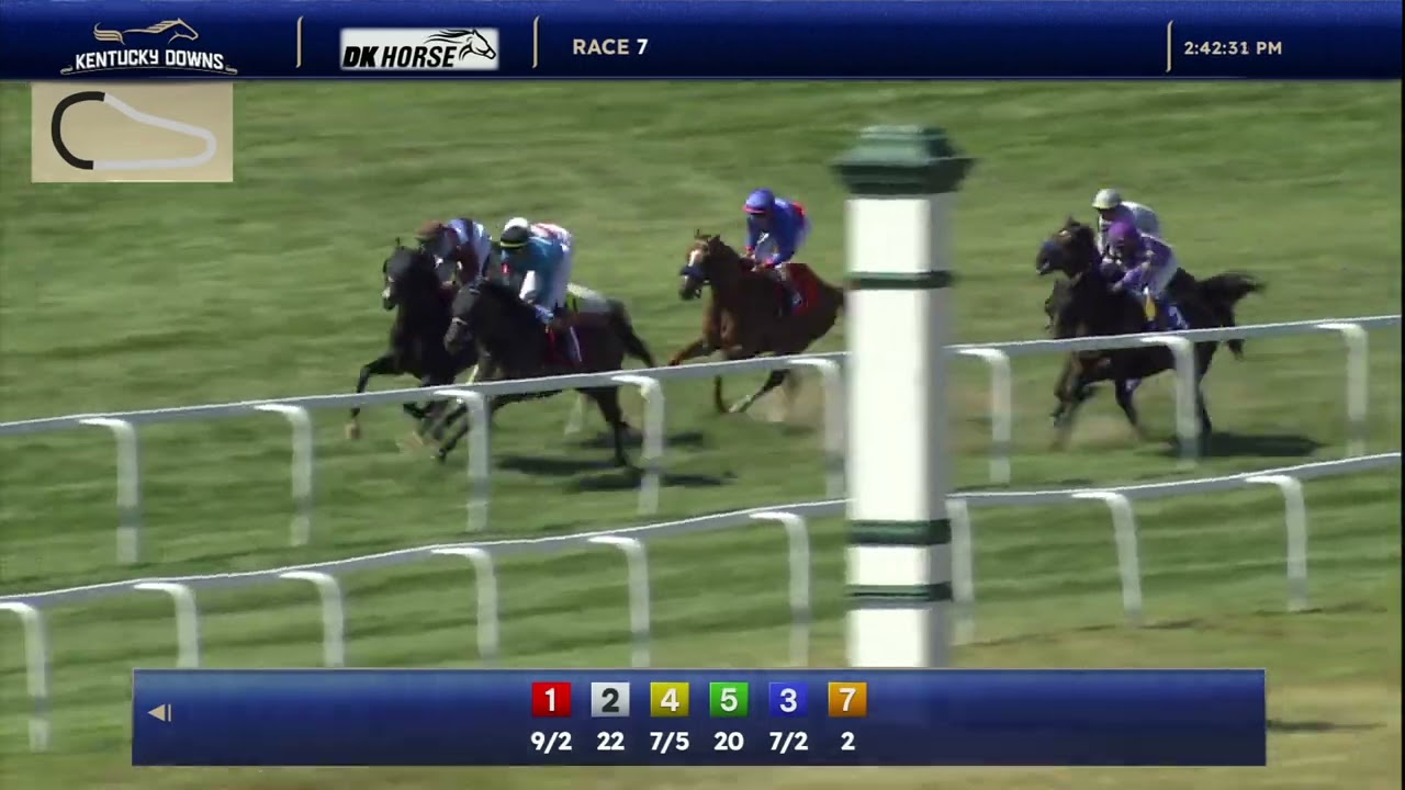 Flatten the Curve (FR) wins the Mountain Dew Bowling Green Gold Cup Invitational at Kentucky Downs