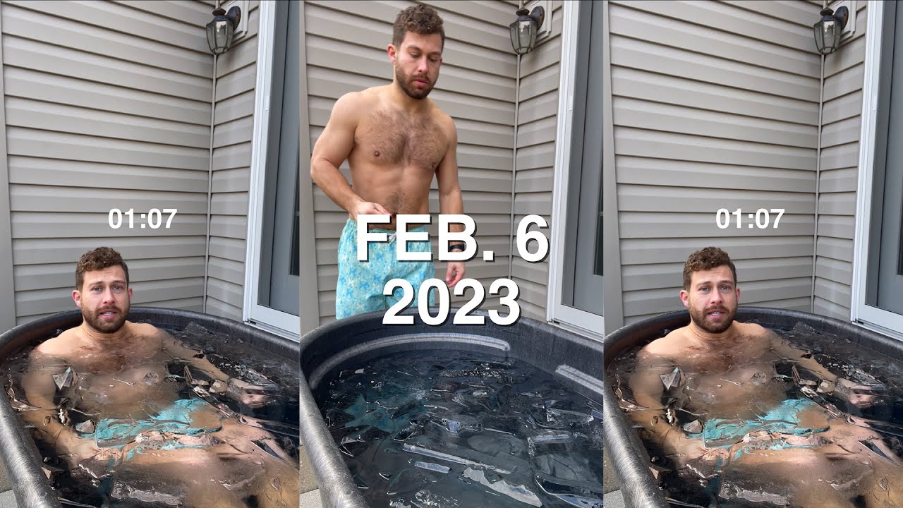 Cold Plunging - Feb. 6, 2023 - 37 Degrees