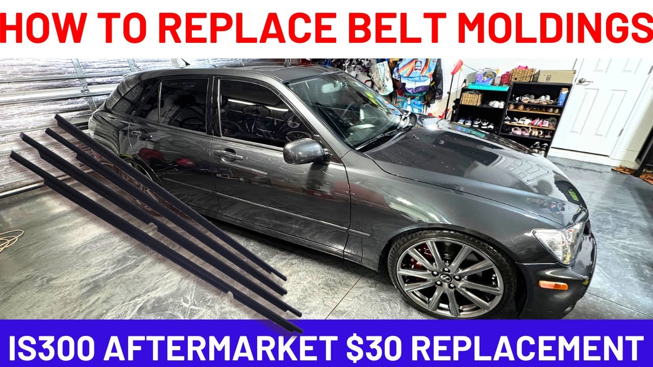 How to Replace Lexus IS300 Belt Molding Door Trim