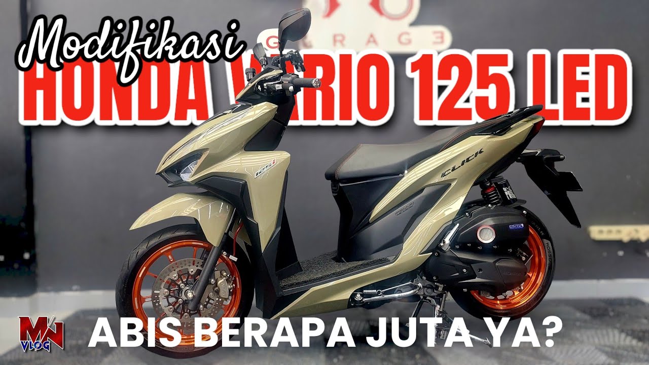 [Review] Modifikasi Vario 125 Daily Use | Modal Bersih Berani Tampil | MNVLOG