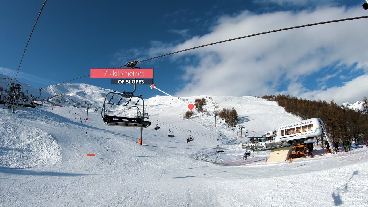 Skiing at 2750m (Puy Saint Vincent)