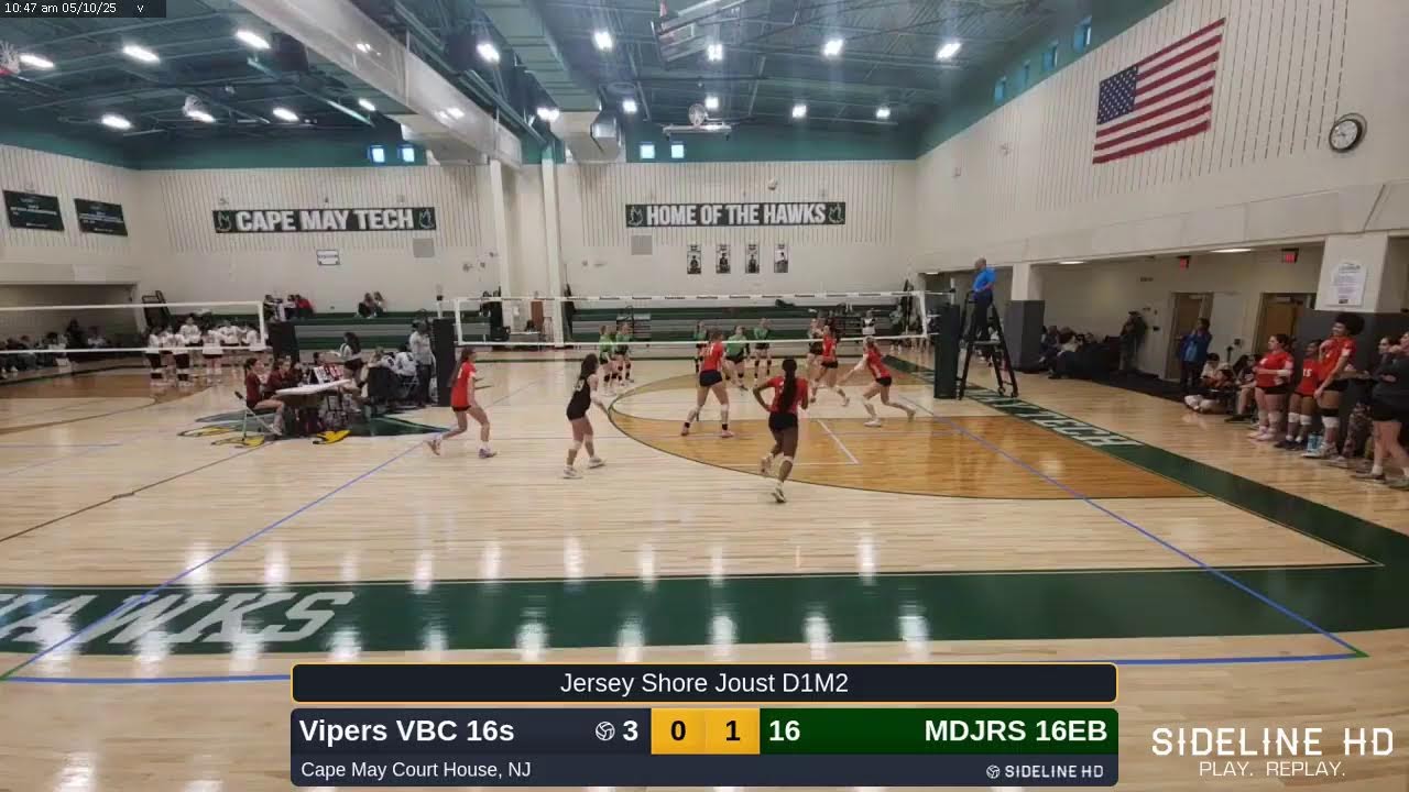MDJRS 16EB vs. Vipers VBC 16s (2025.05.10)