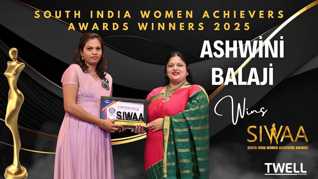 Ashwini Balaji: Tanvi Cosmetics Co-Founder Wins Beauty & Wellness Award | SIWAA 2025