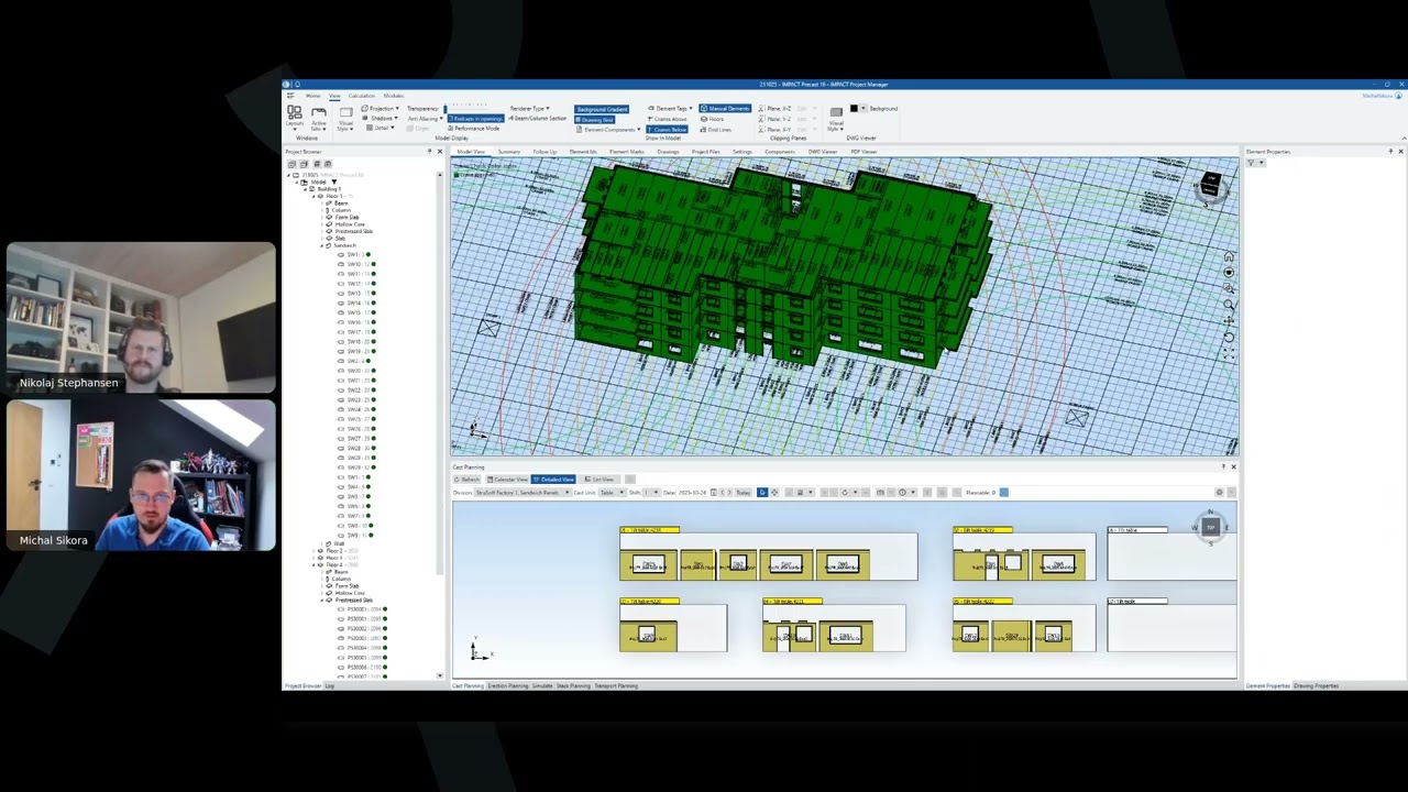 IMPACT Precast Production 2025 Autumn workflow and new features; Presentation Replay