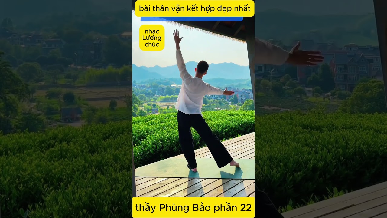 B&agrave;i th&acirc;n vận k&eacute;o gi&atilde;n đẹp nhất, bản quay lưng tập theo, Ph&ugrave;ng Bảo 22 #yoga