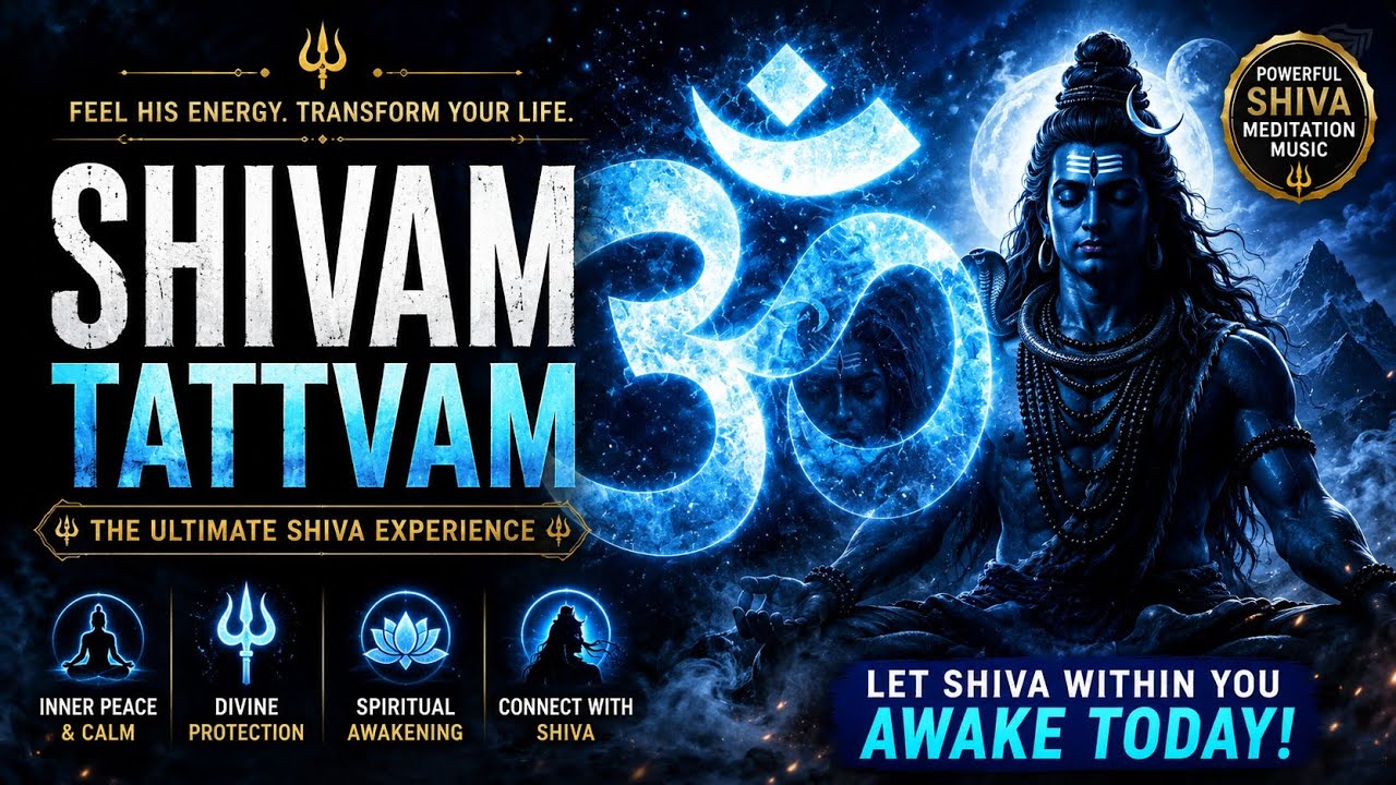 SHIVAM TATTVAM | Deep Shiva Chanting | 1 Hour Meditation & Inner Silence |SvaraVerse