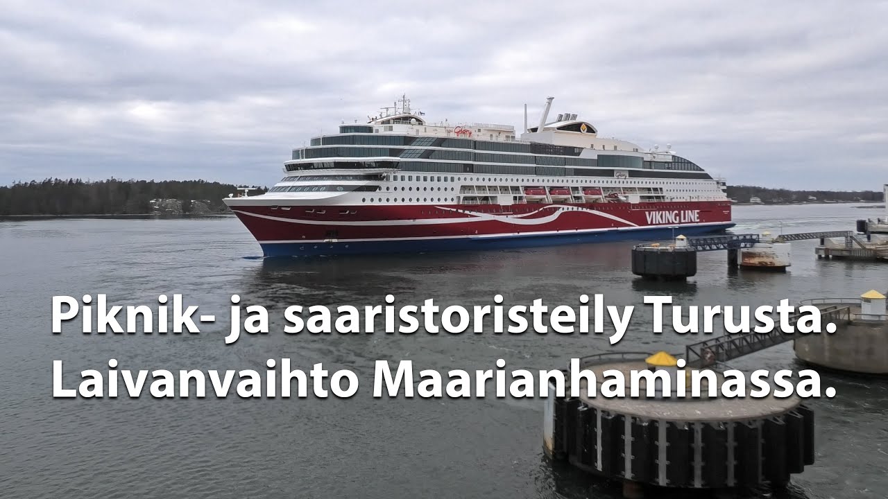Piknik- ja saaristoristeilyn laivan vaihto Maarianhaminassa (ENG sub).