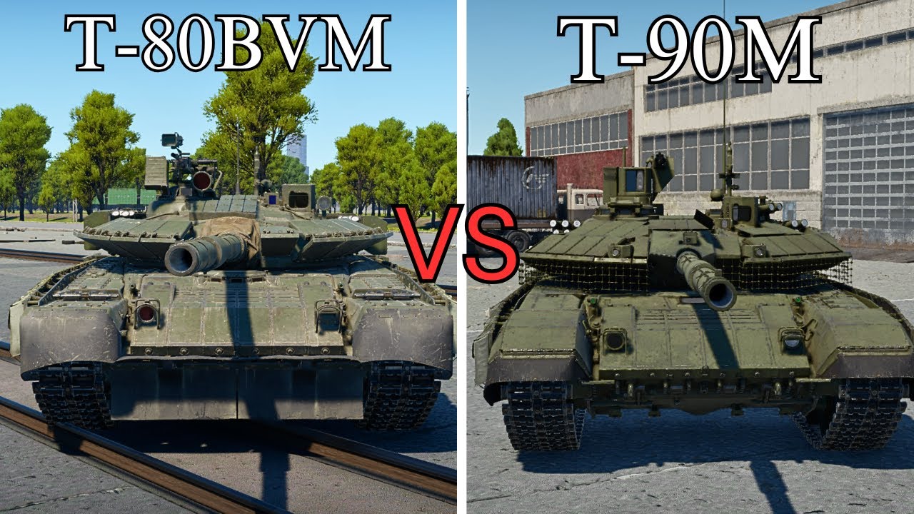 war thunder Comparison T80BVM or T-90M