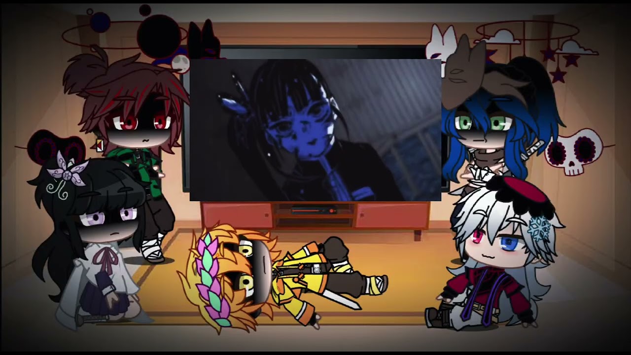 Kamaboko Squad + Douma React - Inferno Gelado | Douma vs Caçadores | Minha AU | ❄️🦋