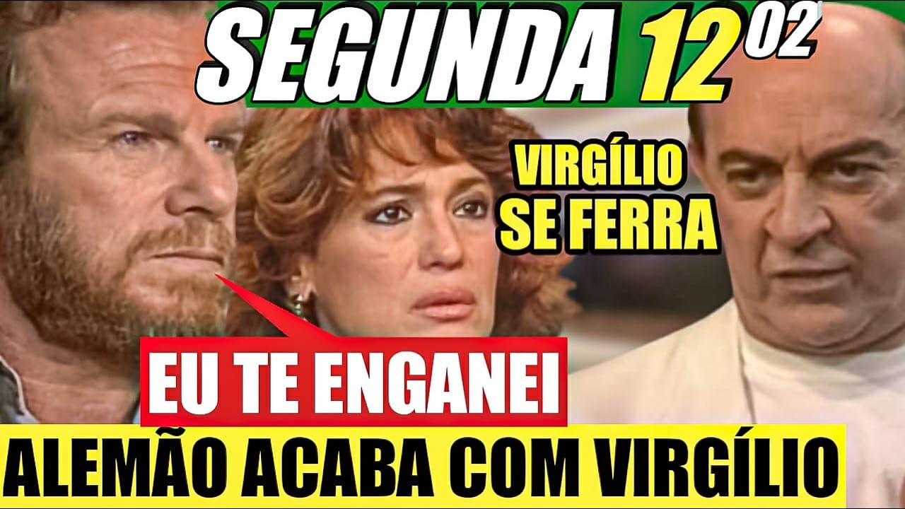 MULHERES DE AREIA Capítulo de hoje SEGUNDA 12/02 - Resumo da novela mulheres de areia hoje