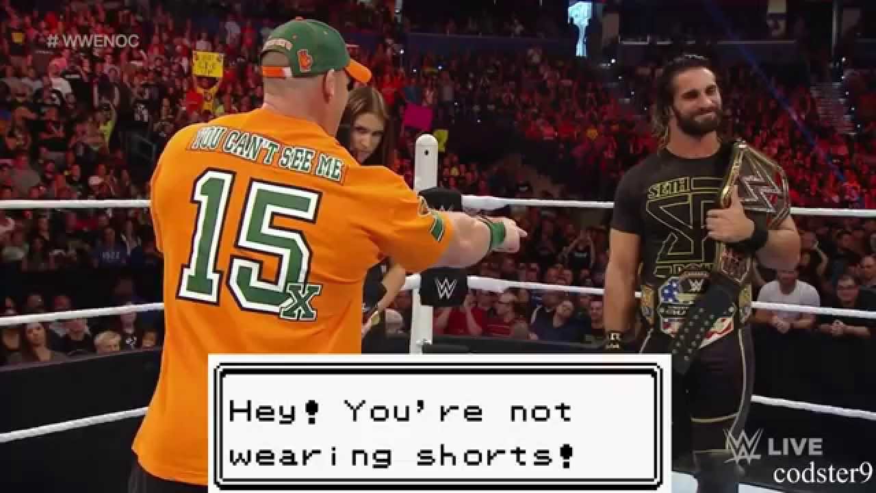 Rollins vs. Cena/Sting - Gold & Silver Version