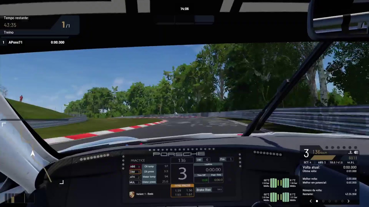 Project Motor Racing Nurburgring Nordschleif Treino APons71 Lobo