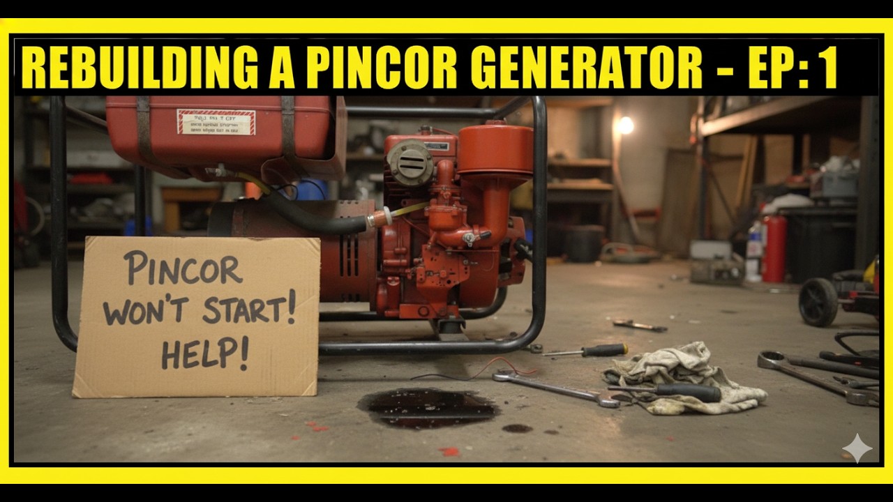 Vintage Pincor Generator - Part 1: Diagnosis & Teardown!