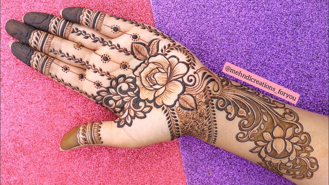 Front hand  floral Mehndi design 2025 | New trendy mehndi design | Mehndi Creations