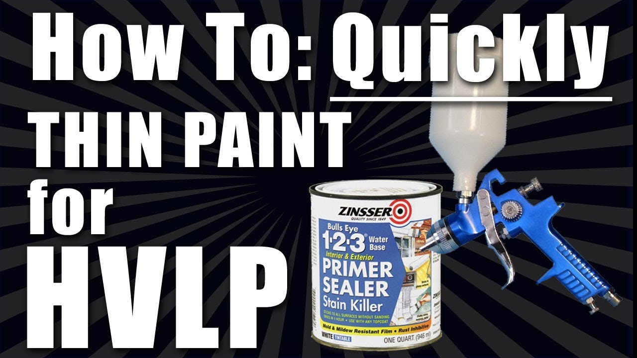 How to: Quickly Thin Paint to Spray Through a HVLP Gun