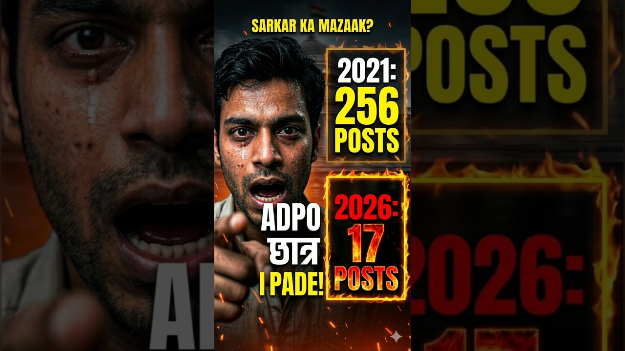 MP ADPO Vacancy ka Mazak: 256 Se Seedha 17? 😱 #JusticeForLawGraduates #shorts