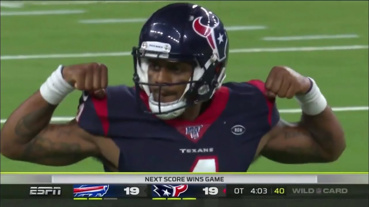 Deshaun Watson Miraculously Escapes Sack | 2020 NFL Playoffs