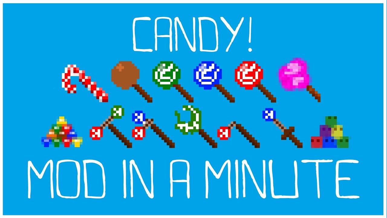 Mod in a Minute: Candy Mod (Minecraft)