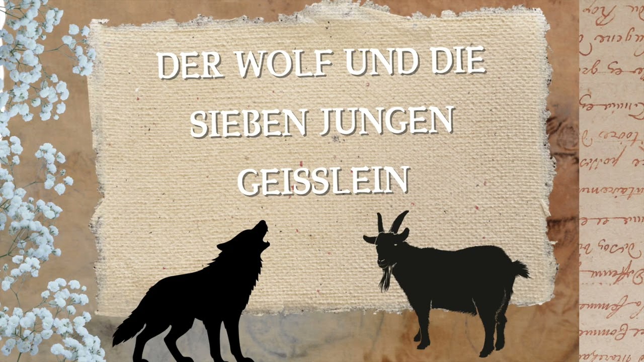 Der Wolf und die sieben jungen Geißlein -- Grimms Märchen  gesprochen -- Tigrivoice
