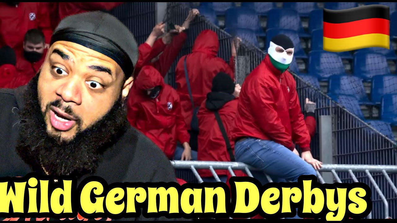 AMERICAN REACTS to The Top 5 Most Dangerous Derbies in Germany of 2024! 🇩🇪