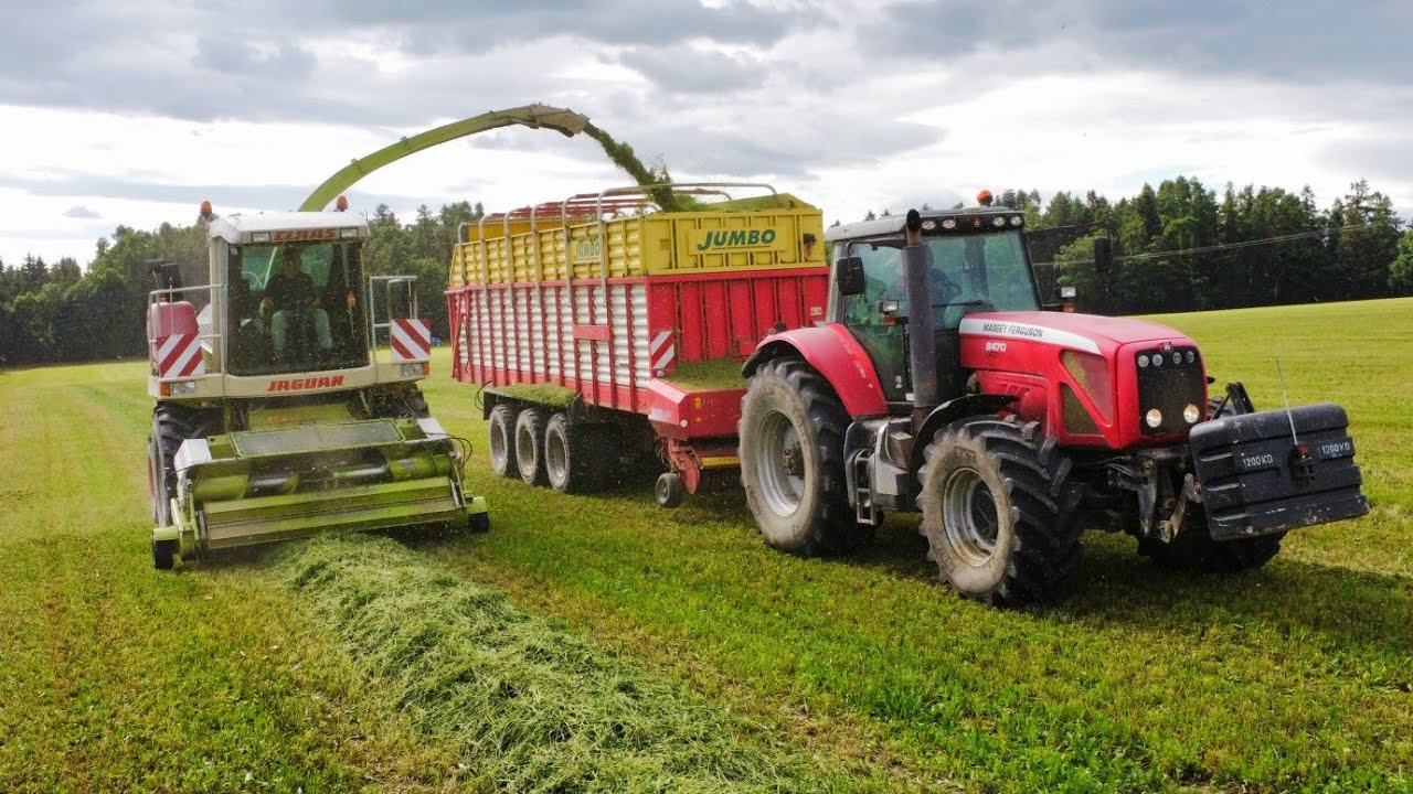 Sklizeň Vojtěšky (2023)|Massey Ferguson 8470 Dyna-VT+ Pöttinger Jumbo| Claas Jaguar 840 |Senáže 2023