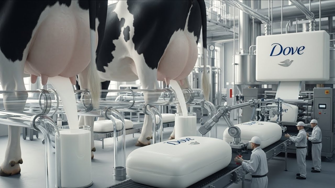 Dove Soap Factory Secrete l Inside the High-Tech Dove Soap Factory: How It’s Made! Top Iside.