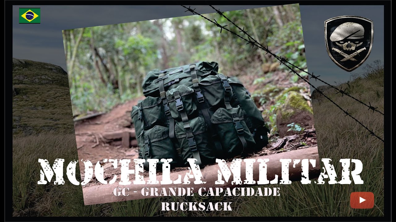Mochila Militar de Grande Capacidade - GC