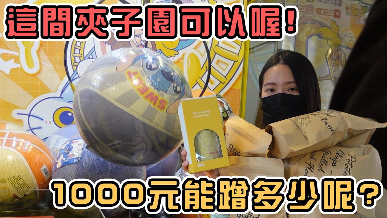 這間夾子園可以喔！1000元能蹭到多少東西呢？｜店裡有隻貓
