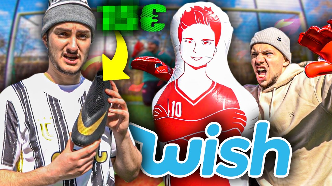 WIR TESTEN FU&szlig;BALL PRODUKTE VON WISH! *Gef&auml;hrlich*