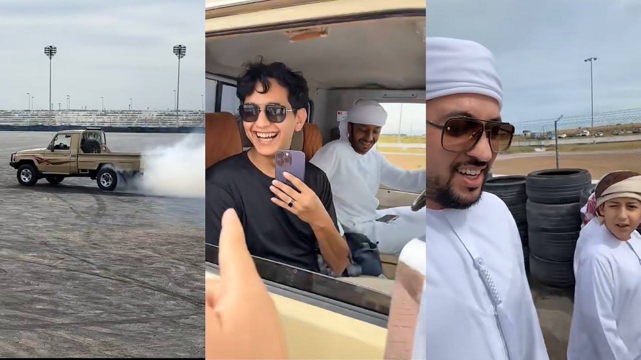 سنابات علي الكتبي🇦🇪| الجدول نار 🔥 حلبة ام القيوين 🚙 قيادة بن شنه 🤩 منور اهل السعودية 🇸🇦