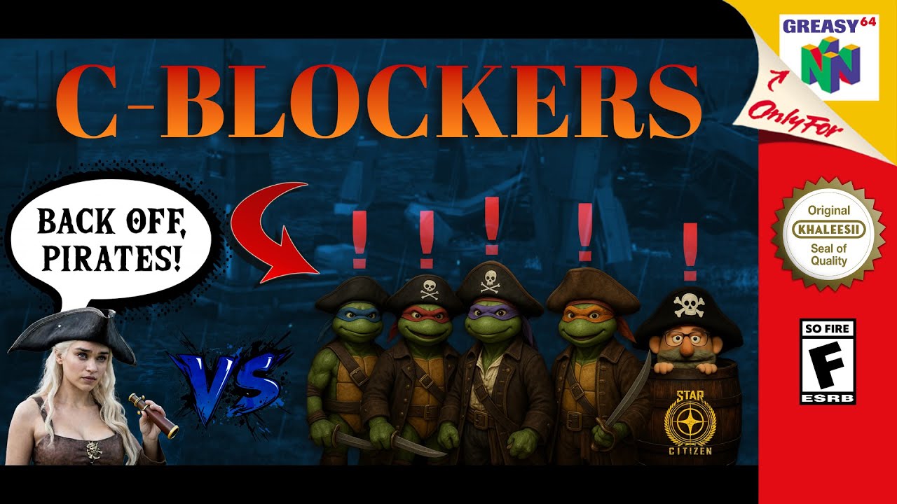 THE MOST DESPERATE PIRATES in Star Citizen?! - The C-BLOCKERS 🐀