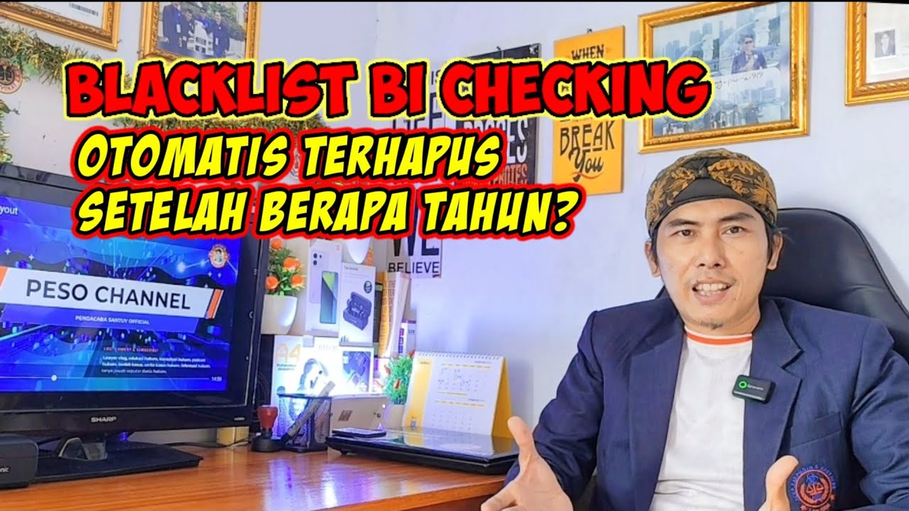 Blacklist BI Checking bisa otomatis terhapus setelah berapa tahun?